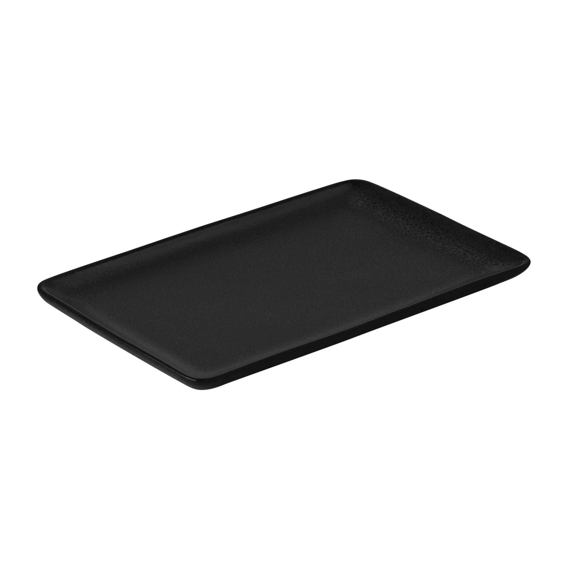 Raw bord 23,5 x 15 cm., Titanium black Aida