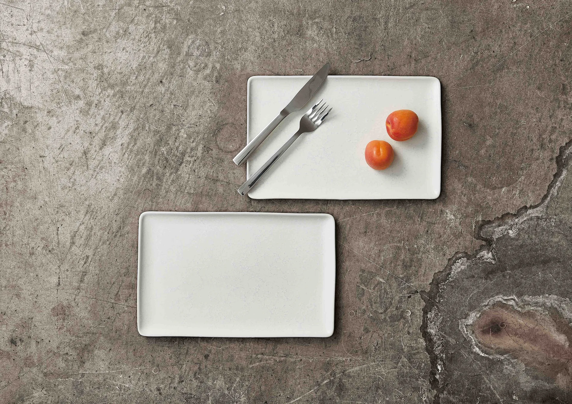 Raw bord 31,5 x 20 cm., Arctic white Aida