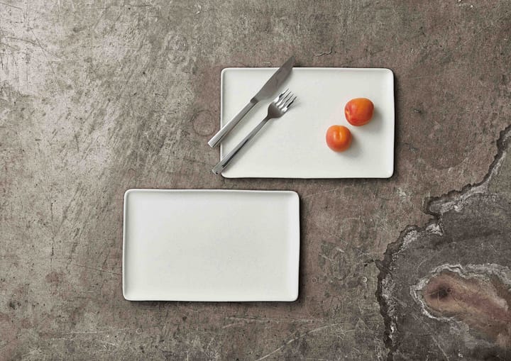 Raw bord 31,5 x 20 cm., Arctic white Aida