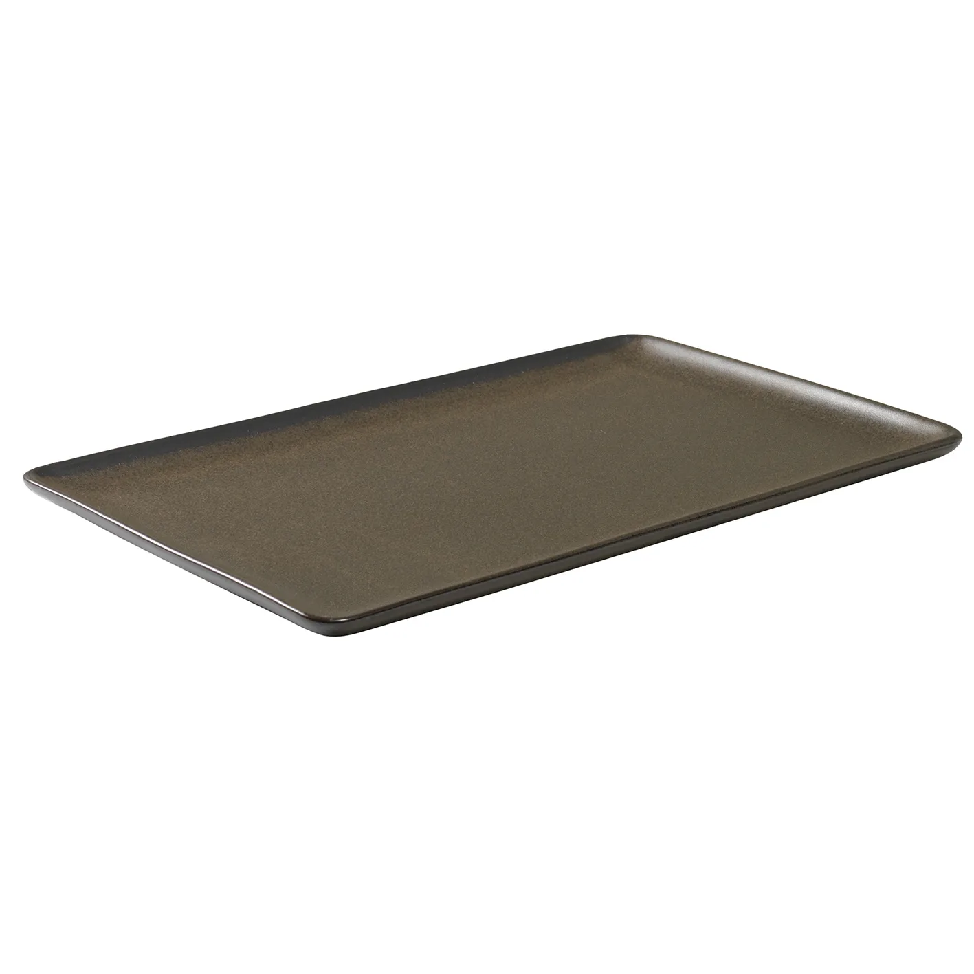Raw bord 31,5 x 20 cm., Metallic brown Aida