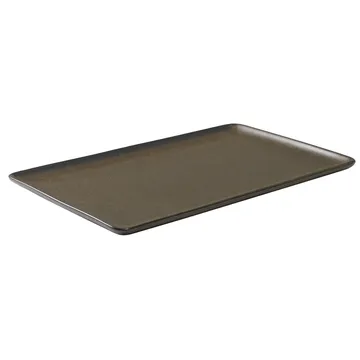 Raw bord 31,5 x 20 cm. - Metallic brown - Aida