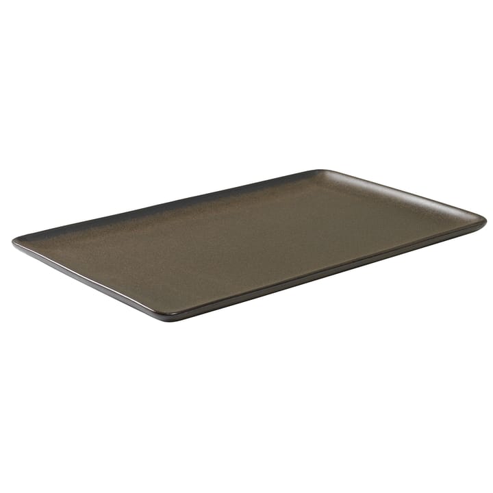 Raw bord 31,5 x 20 cm. - Metallic brown - Aida