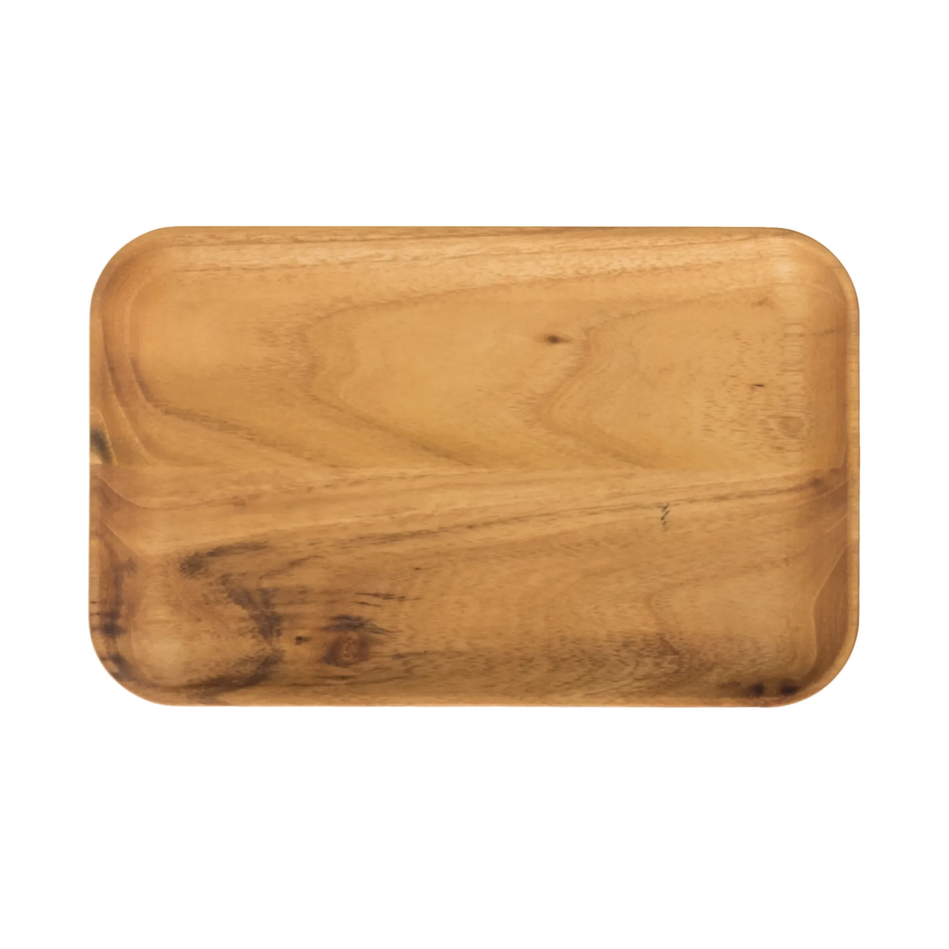 Raw bord rechthoekig 23,7x14,9 cm, Hout Aida