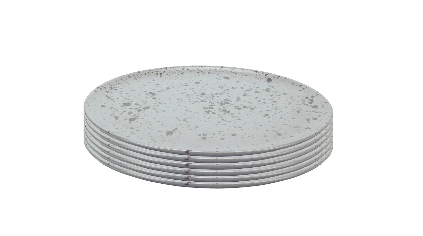 Raw dinerbord Ø28 cm 6-pack, Grijs Aida
