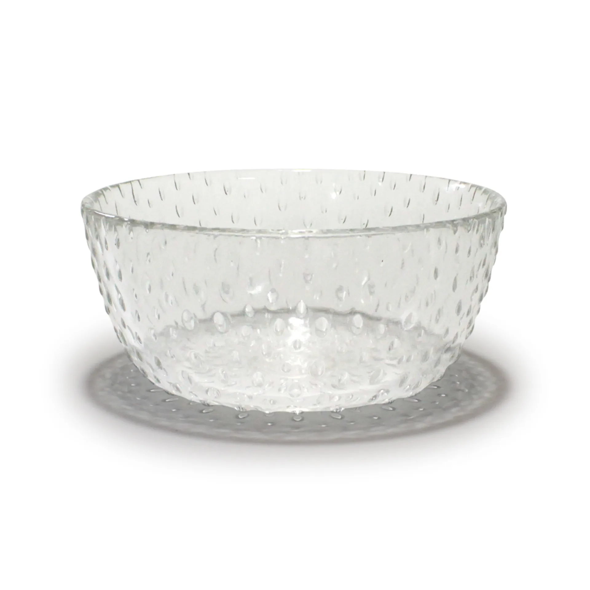 Raw glazen kom Ø14 cm, Helder Aida
