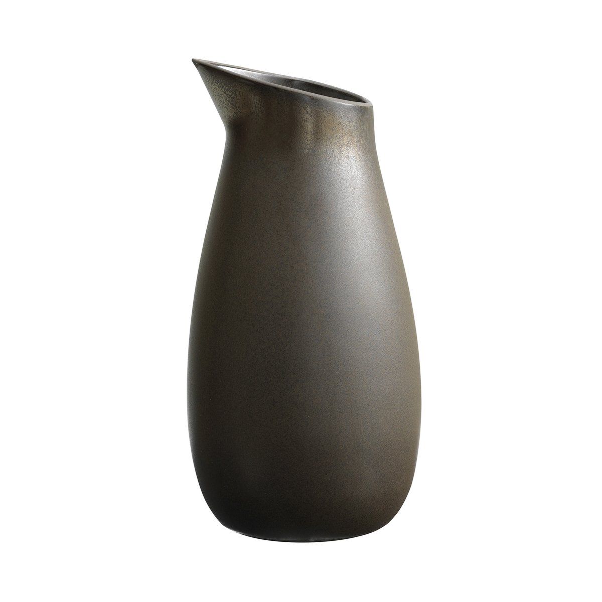 Aida Raw karaf ongeglazuurd aardewerk 1,2 l Metallic brown