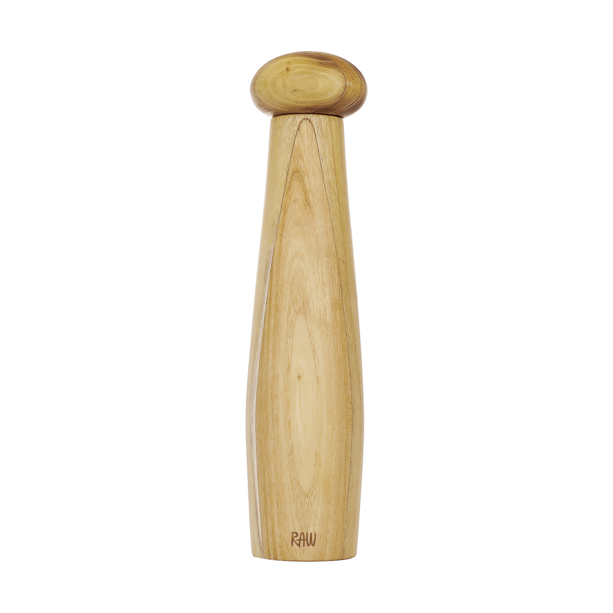 Aida Raw keramische pepermolen Teak | Scandinavisch Interieur | Zout- & pepermolens | Bruin