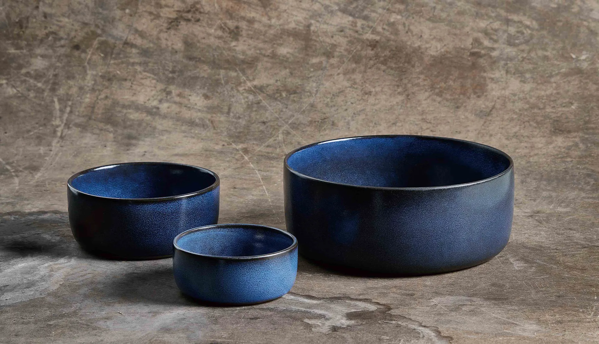 Raw kom 3-delig, Midnight blue Aida