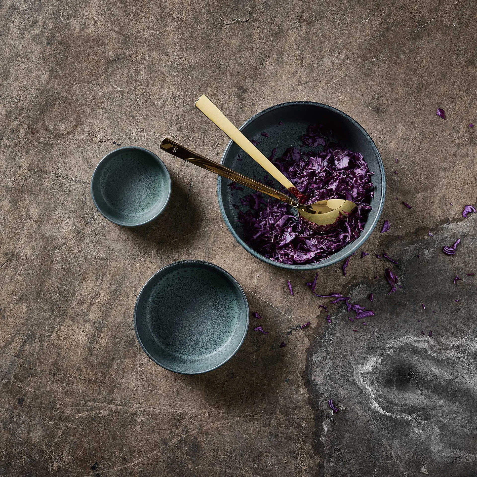 Raw kom 3-delig, Northern green Aida