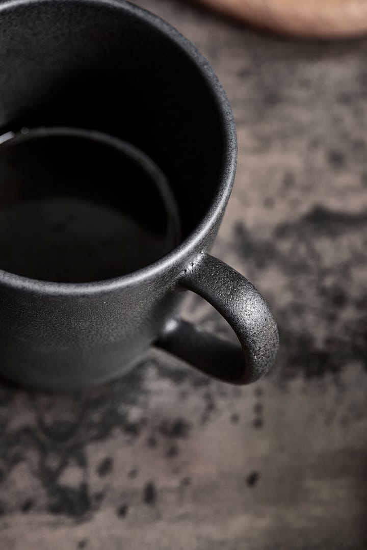 Raw mok met oor 35 cl, Titanium black Aida