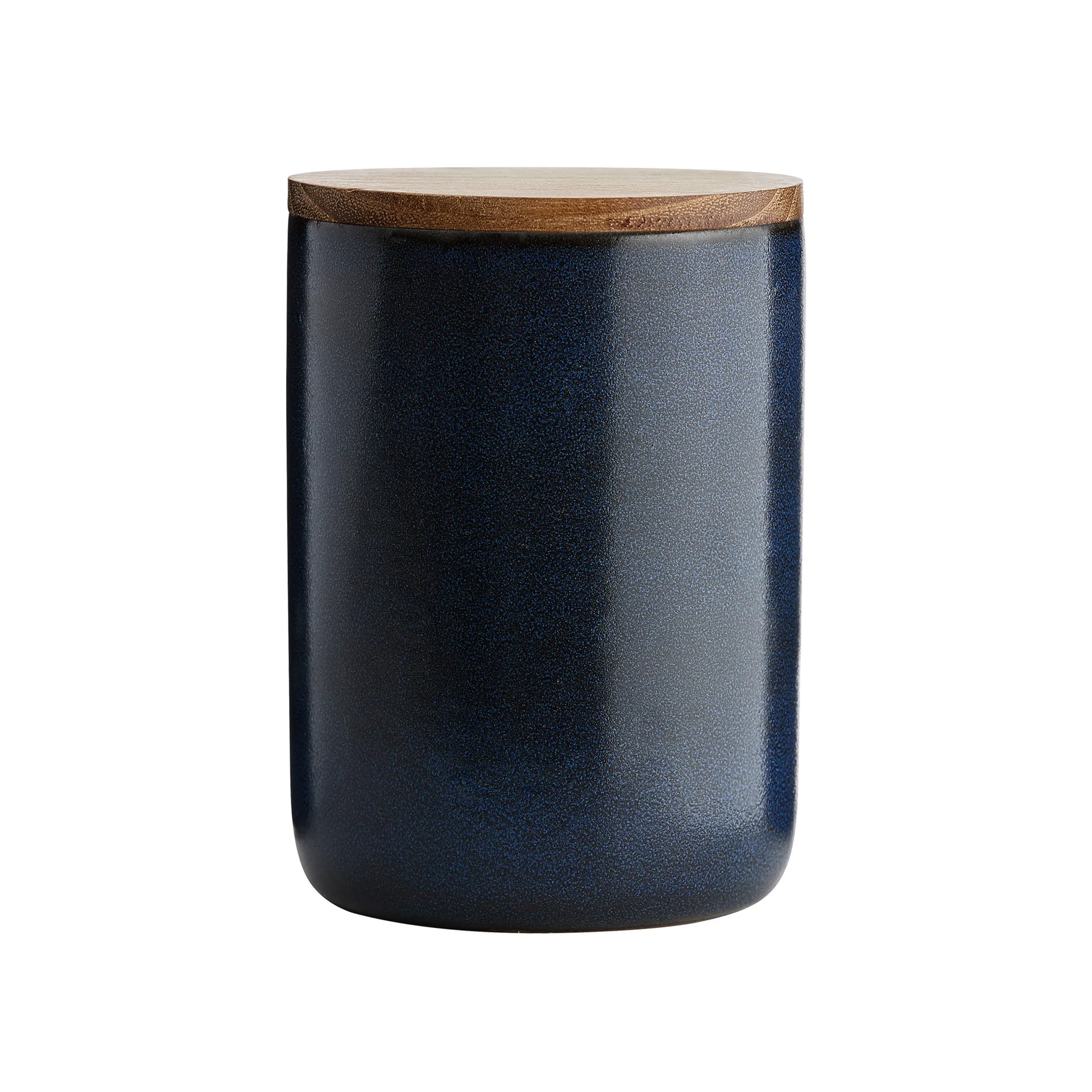 Raw opbergpot met deksel 15 cm, Midnight blue Aida