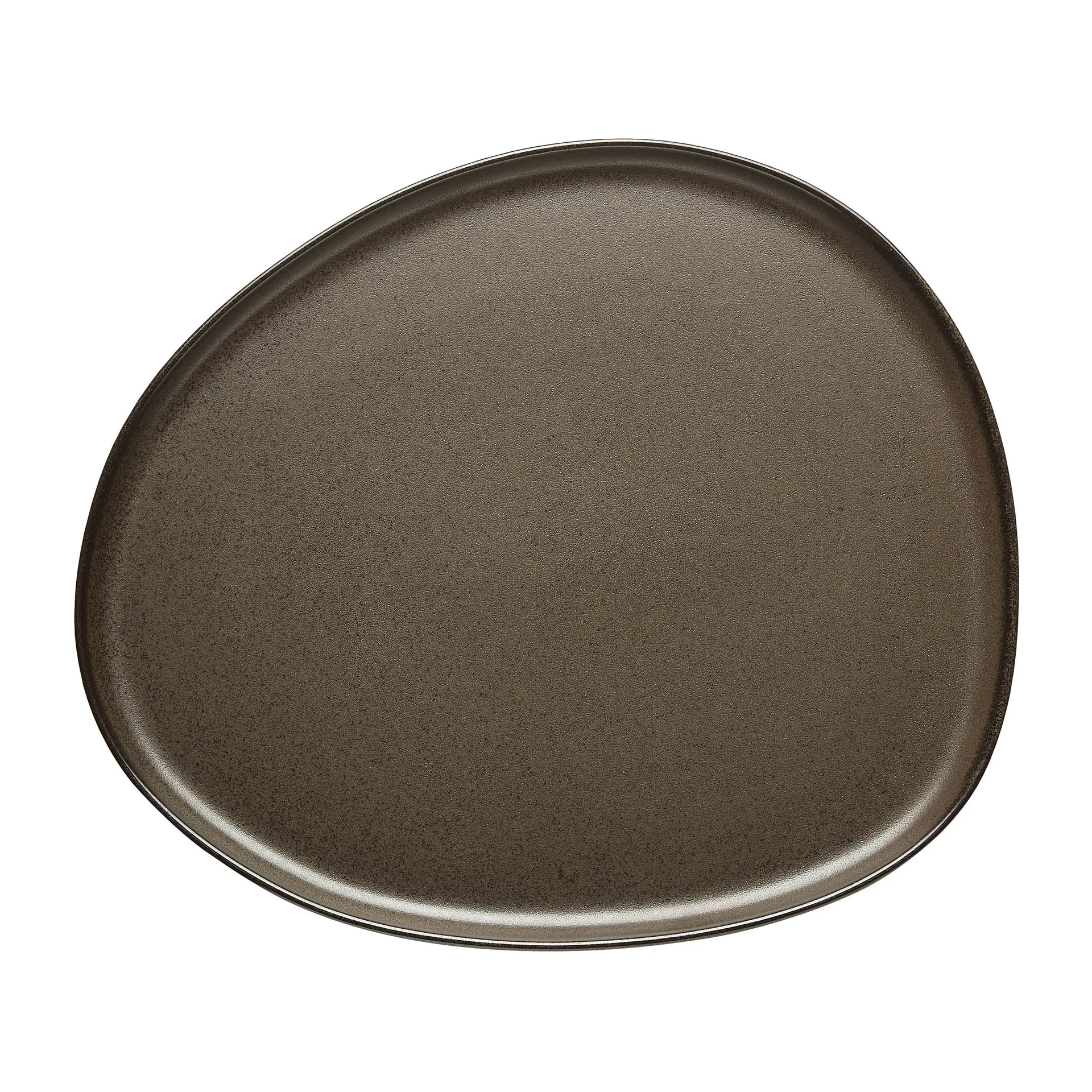 Raw Organic bord 29x25 cm, Metallic Brown Aida