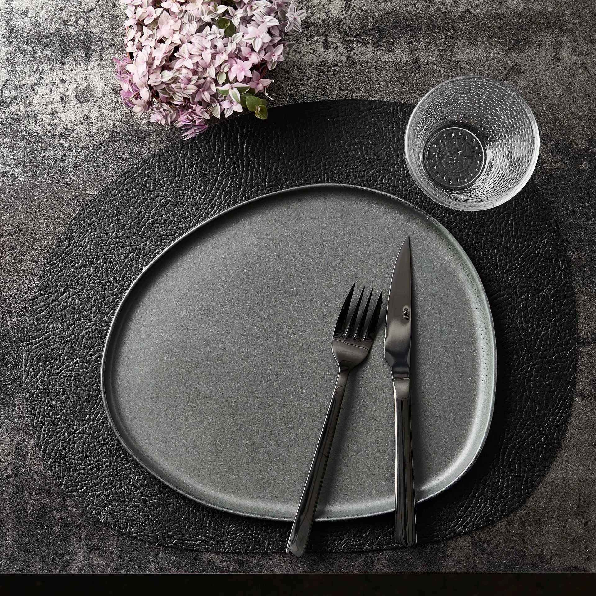 Raw Organic bord 29x25 cm, Northern Green Aida