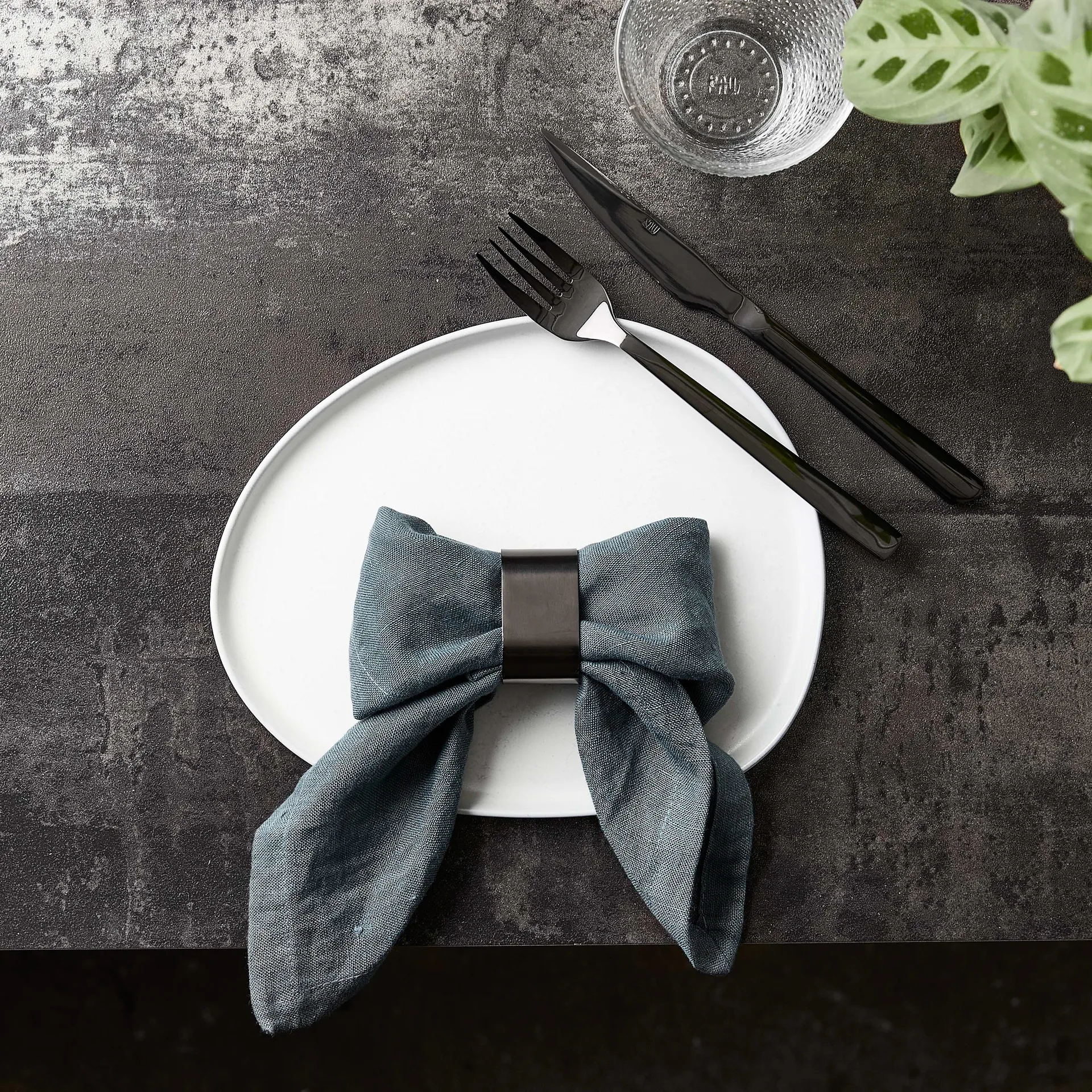 Raw Organic lunchbord 24x21 cm, Arctic White Aida