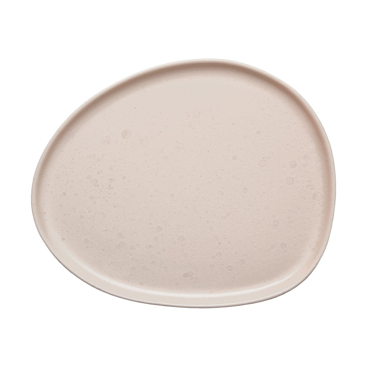Aida Raw Organic lunchbord 24x21 cm Nordic Nude | Scandinavisch Interieur | Dinerborden | Roze
