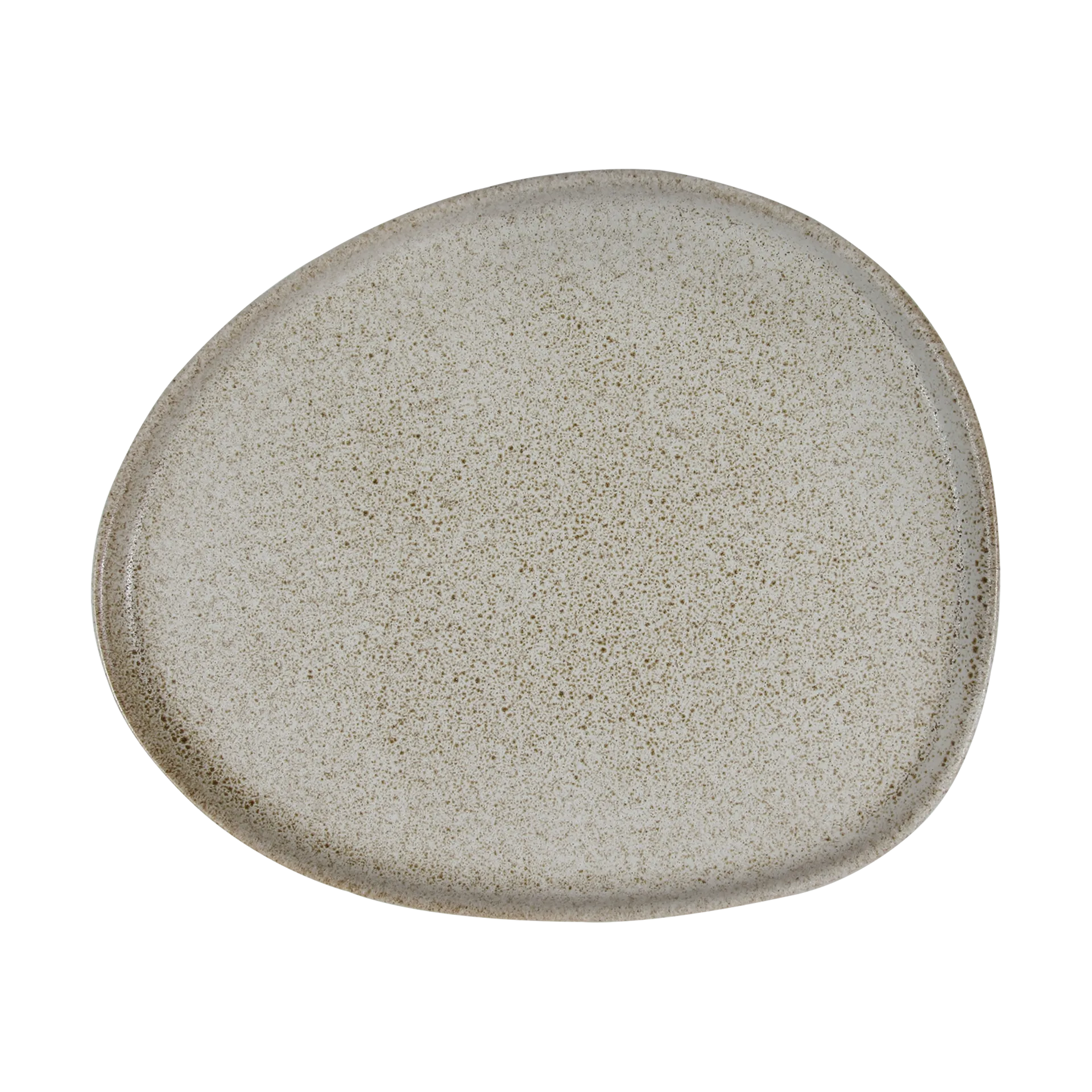 Raw Organic lunchbord 24x21 cm, Sandy beige Aida