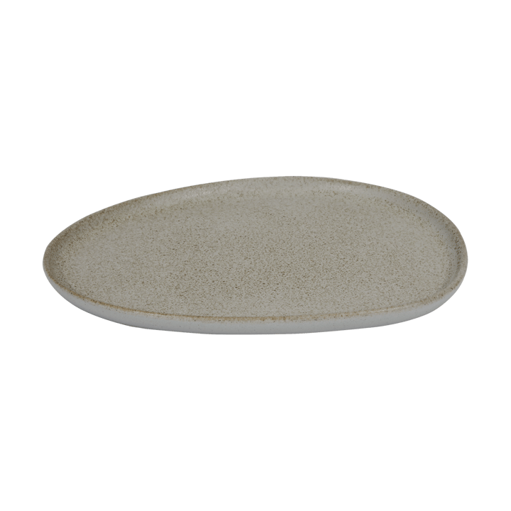 Raw Organic lunchbord 24x21 cm, Sandy beige Aida