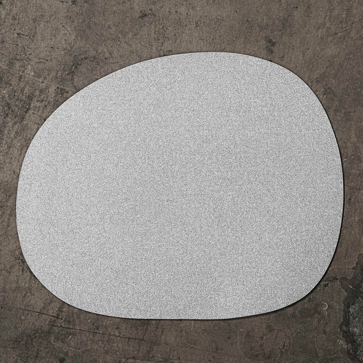 Raw placemat 41 x 33,5 cm - Silver - Aida