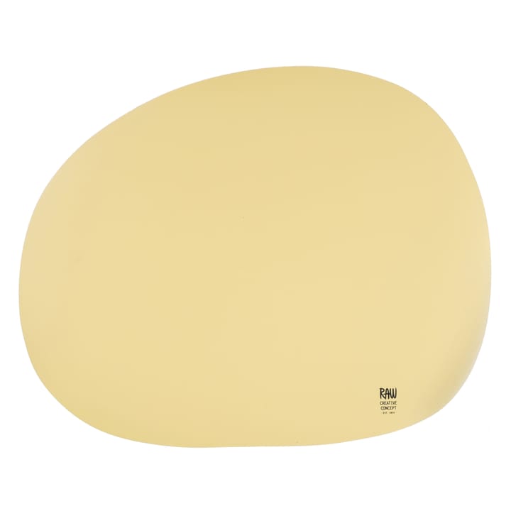 Raw placemat 41 x 33,5 cm - spring yellow (geel) - Aida