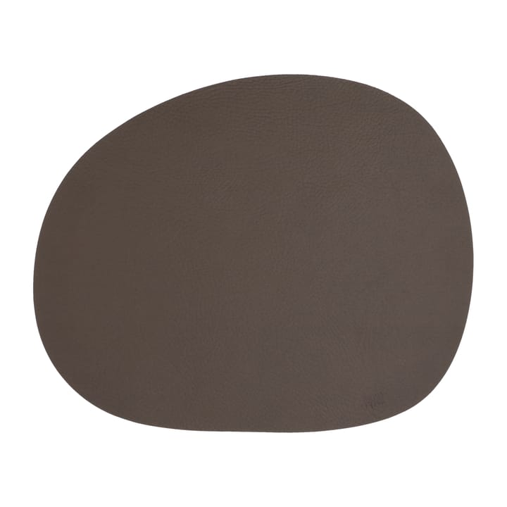 Raw placemat leer - Brown buffalo (bruin) - Aida