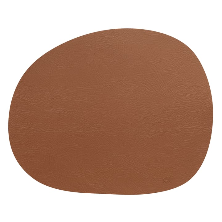 Raw placemat leer - Cinnamon brown buffalo - Aida