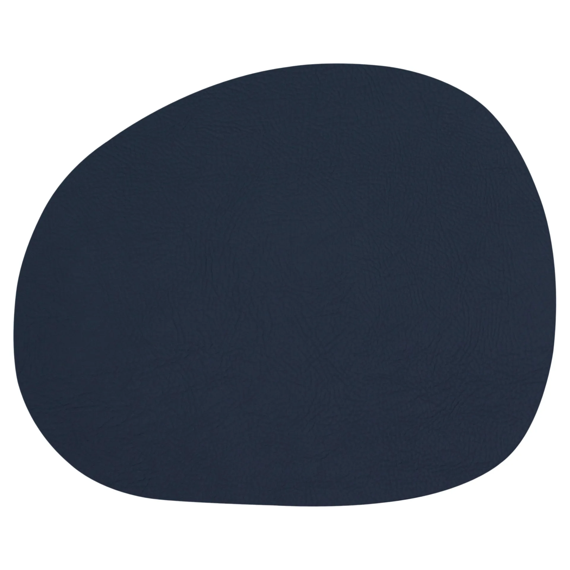 Raw placemat leer, Dark blue buffalo (donkerblauw) Aida