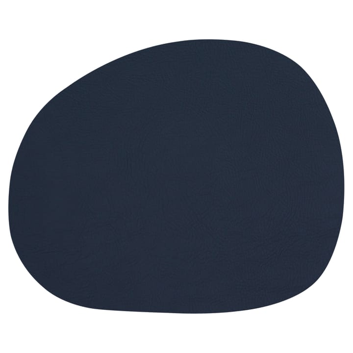 Raw placemat leer - Dark blue buffalo (donkerblauw) - Aida