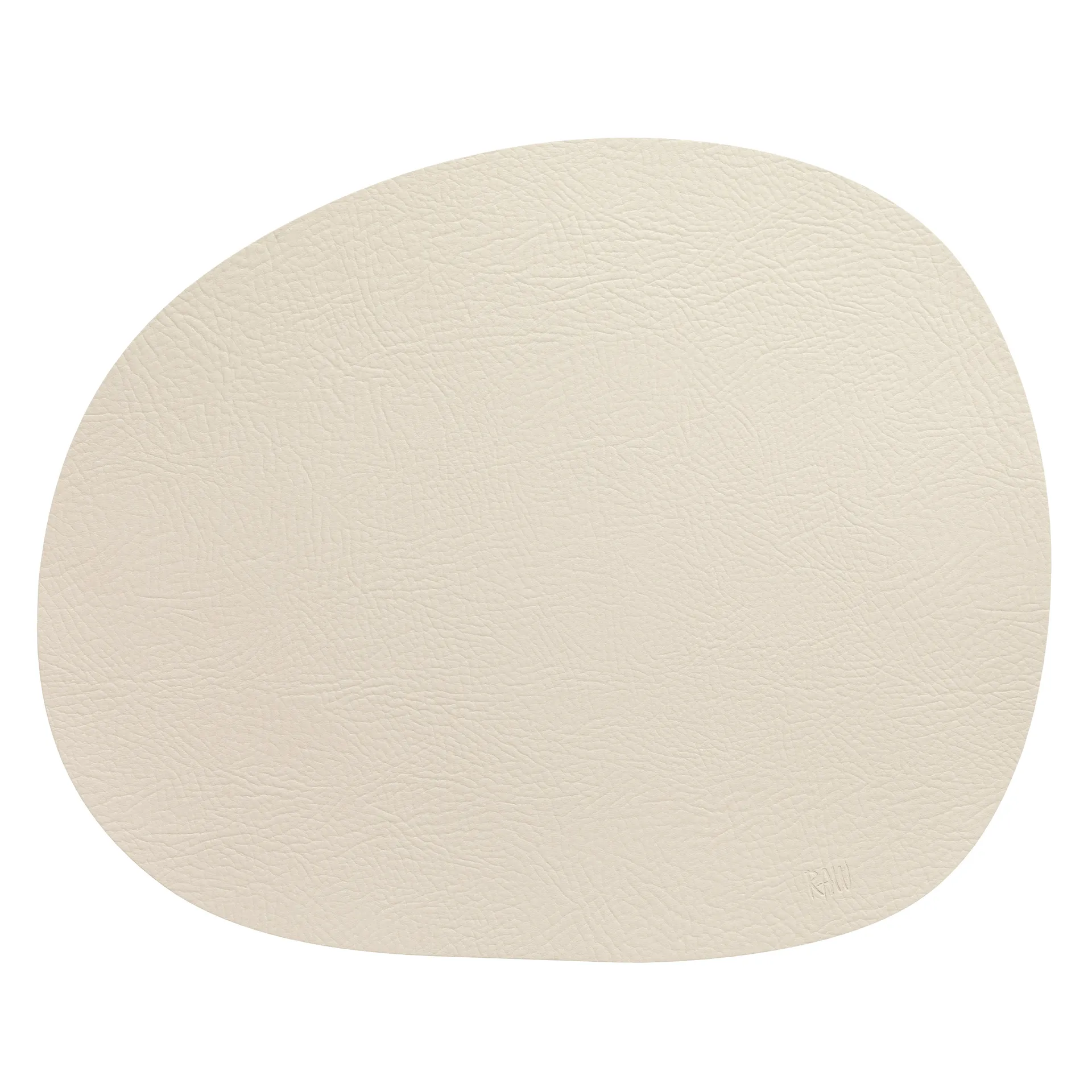 Raw placemat leer, Warm nude buffalo Aida