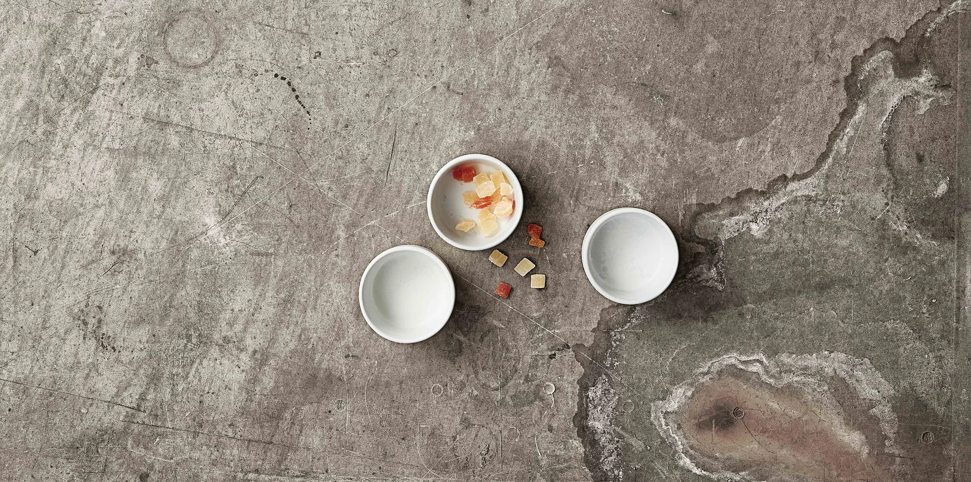 Raw schaal mini Ø7,5 cm 3-pack, Arctic white Aida