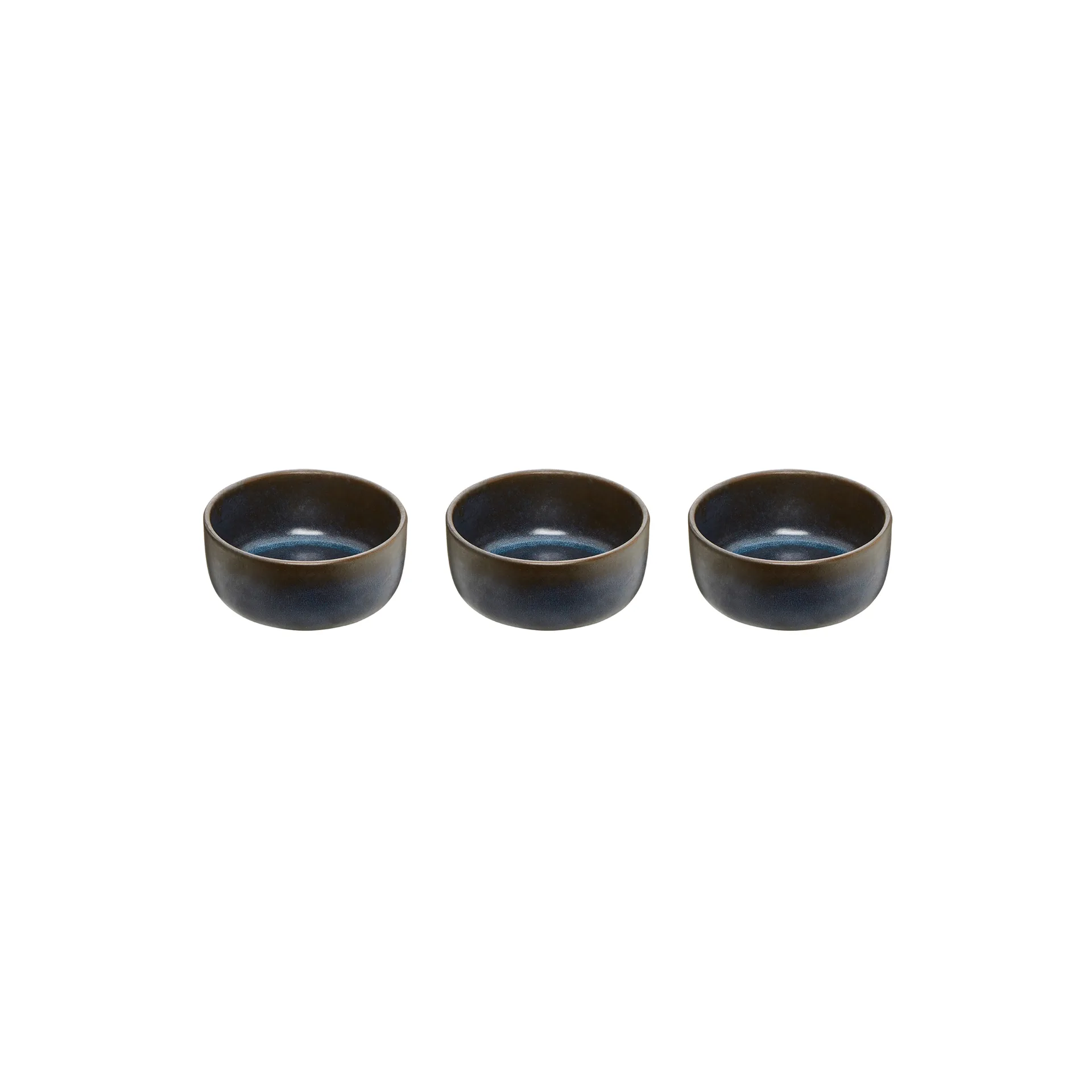 Raw schaal mini Ø7,5 cm 3-pack, Midnight blue Aida