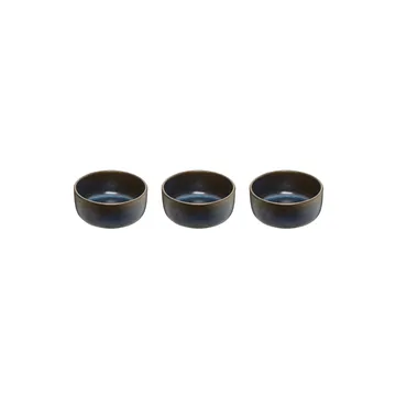 Raw schaal mini Ø7,5 cm 3-pack - Midnight blue - Aida