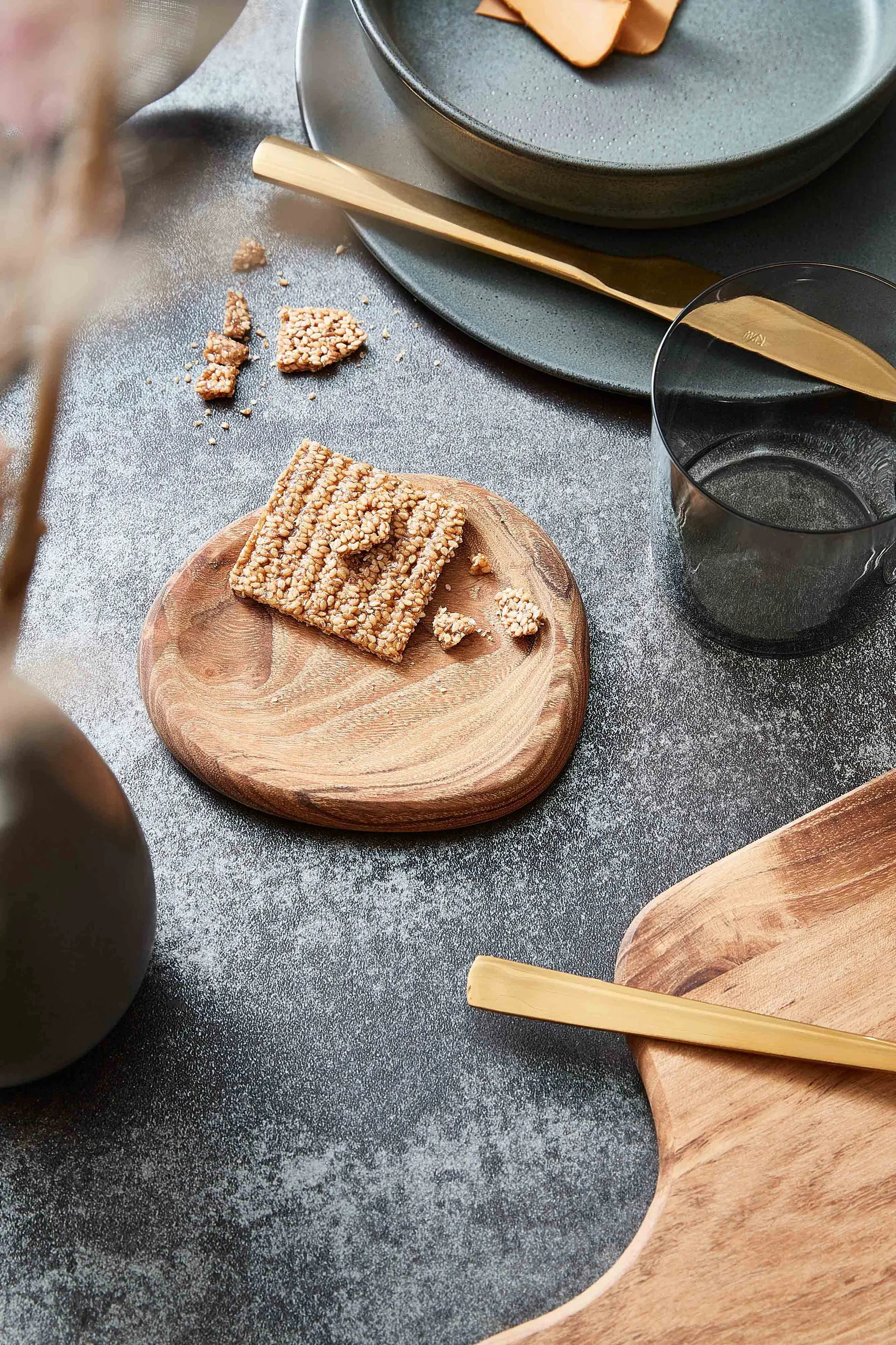 Raw serveerbord 13x11,4 cm 2-pack, Hout Aida