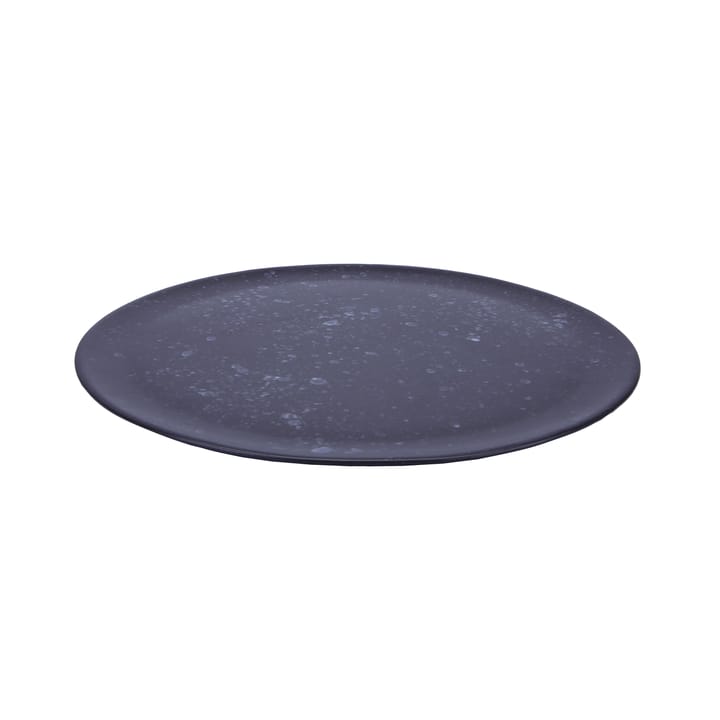 Raw serveerschaal Ø 42 cm - zwart met stippen - Aida