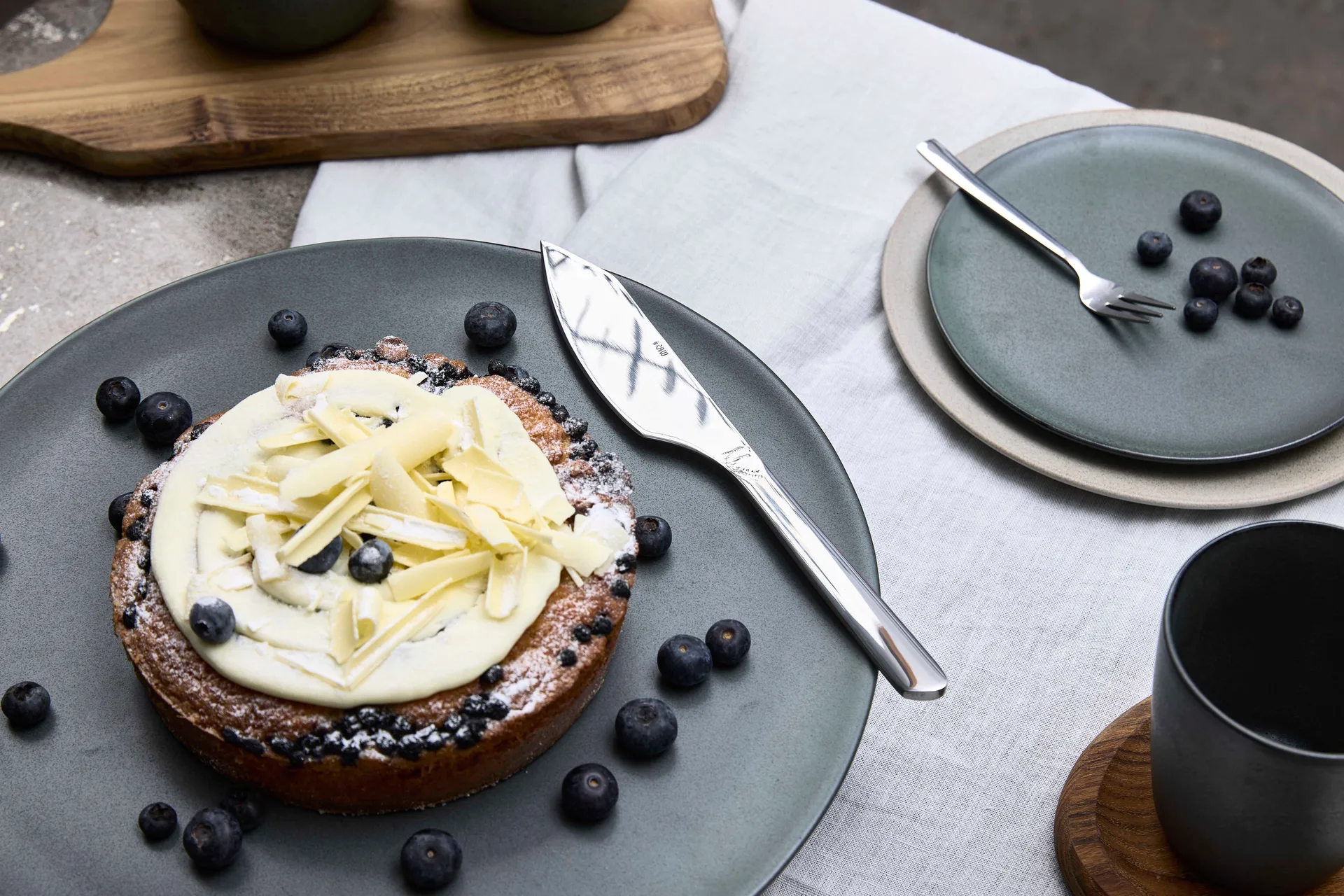 Raw taartmes, Staal glanzend Aida