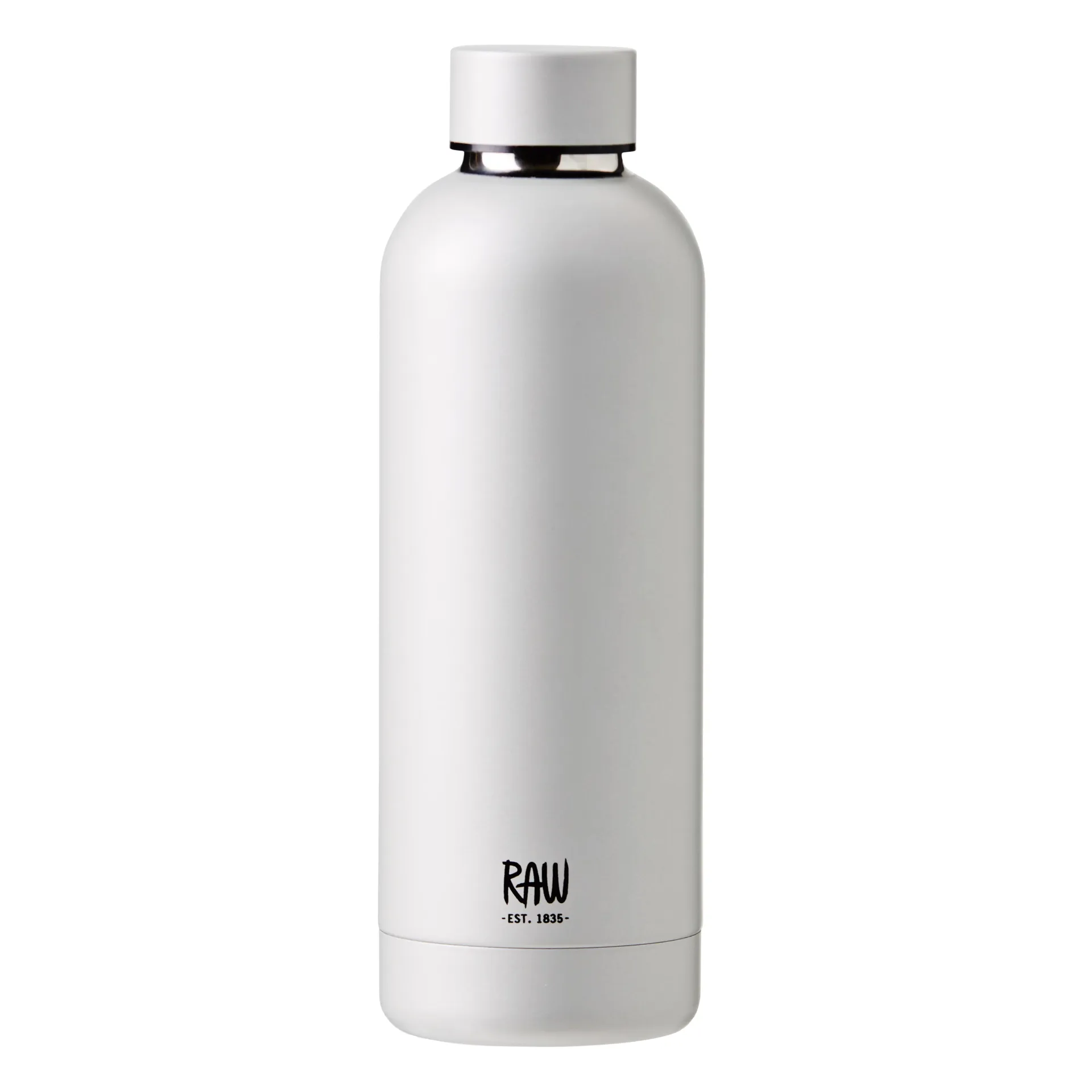 Raw thermosfles 0,5 l., metallic silver Aida
