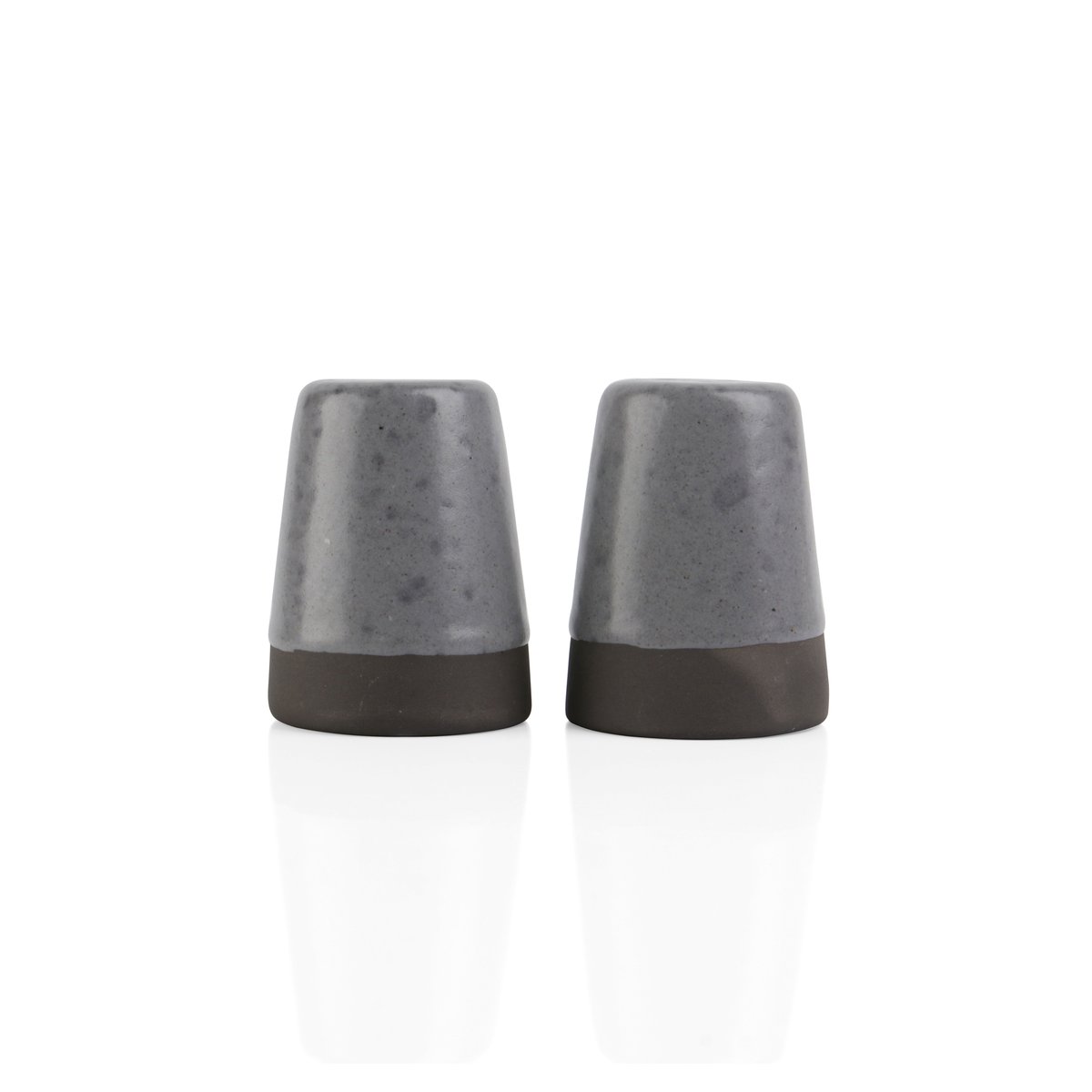 Aida Raw zout- en peperset grijs | Scandinavisch Interieur | Peper- & zoutstellen | Grijs