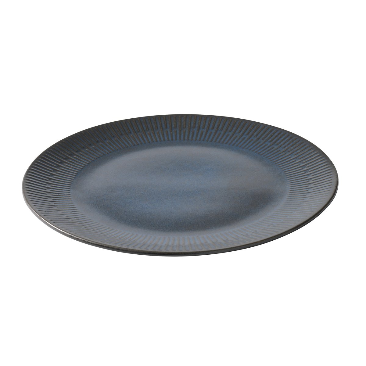 Aida Relief bord 27 cm Blauw | Scandinavisch Interieur | Dinerborden | Blauw