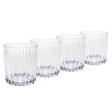 Relief whiskeyglas 31 cl 4-pack - Helder - Aida