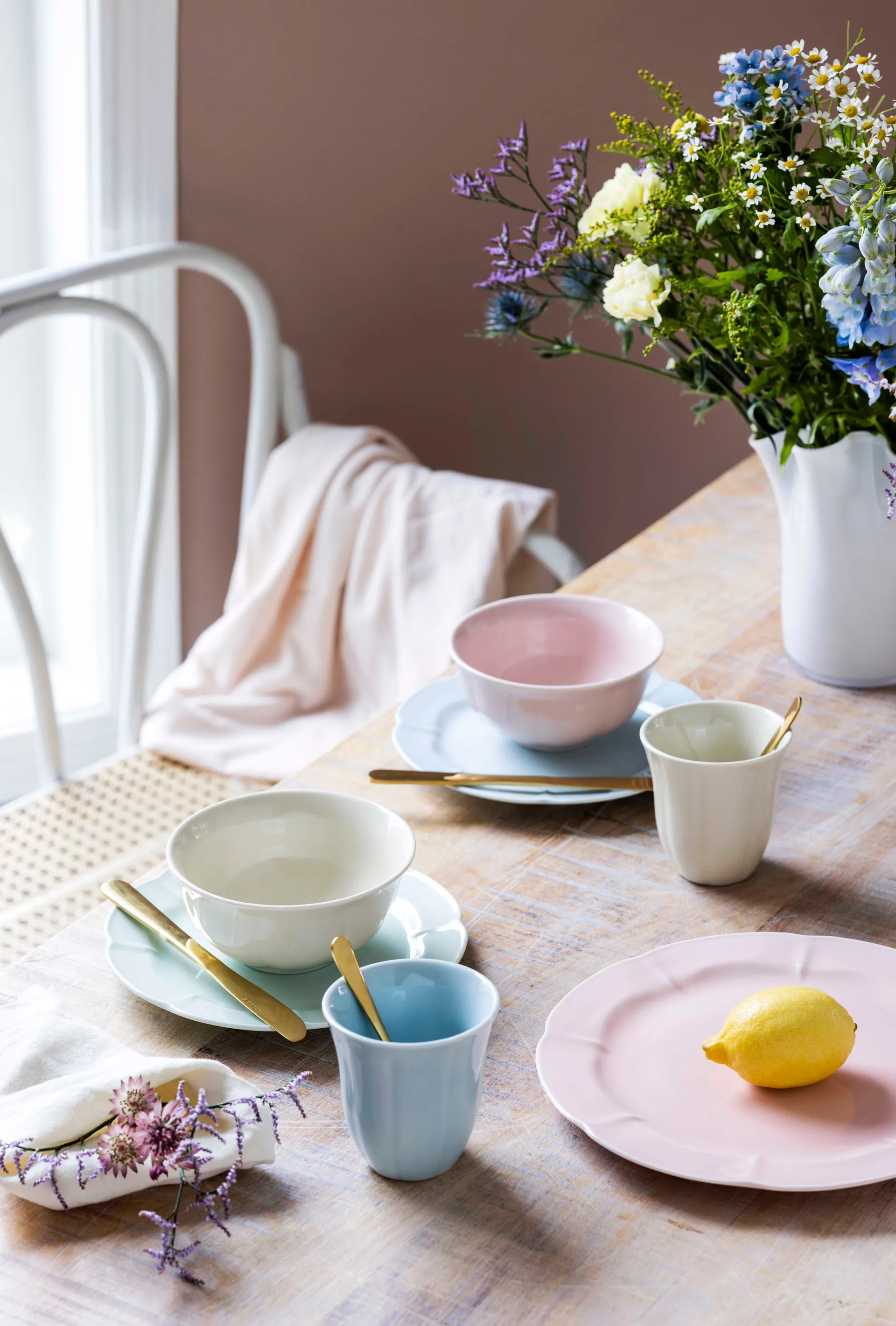 Søholm Solvej kom 15 cm, Soft pink Aida