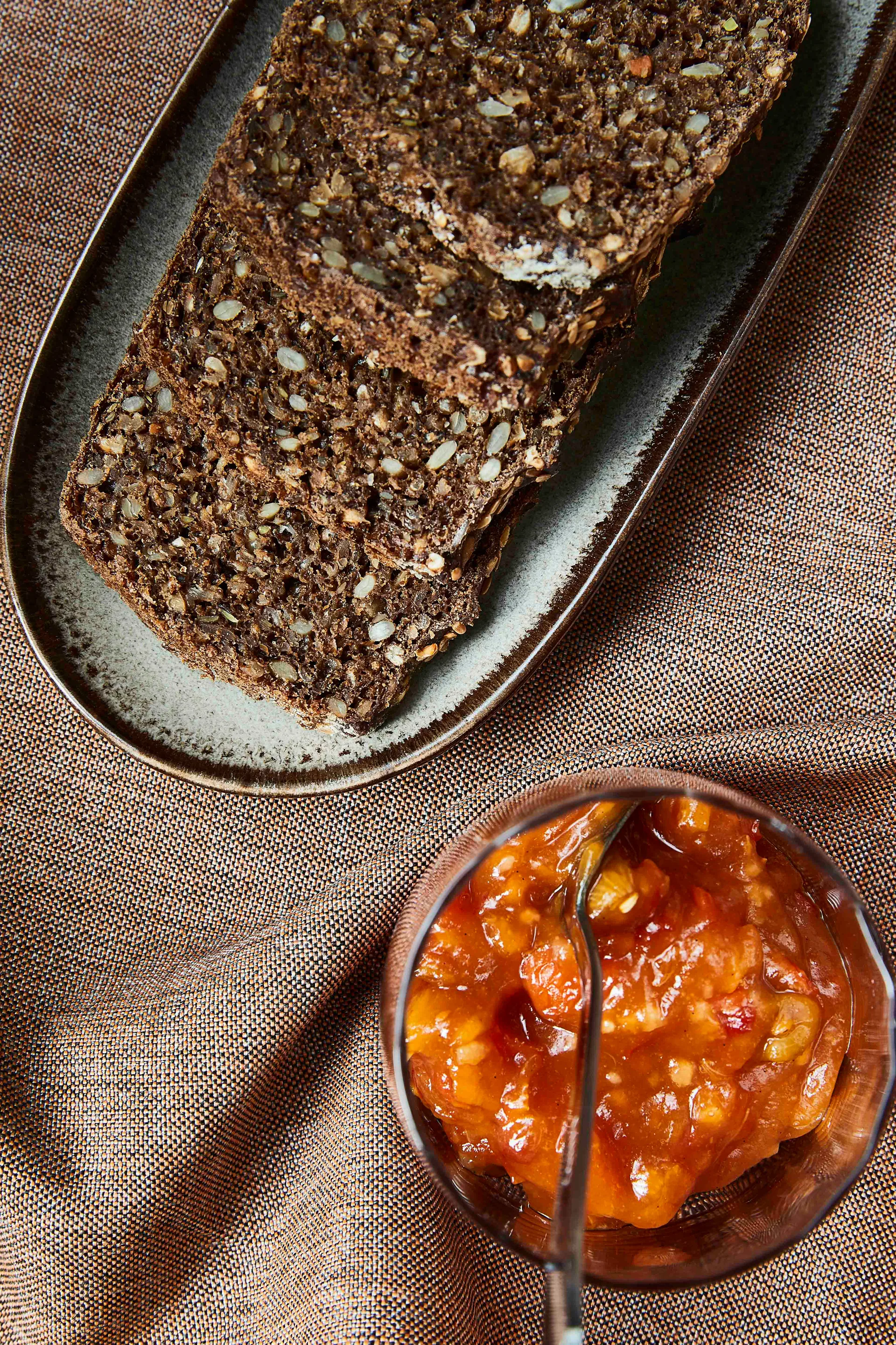 Søholm Sonja bord ovaal 12,3x25,5 cm, Brown Aida