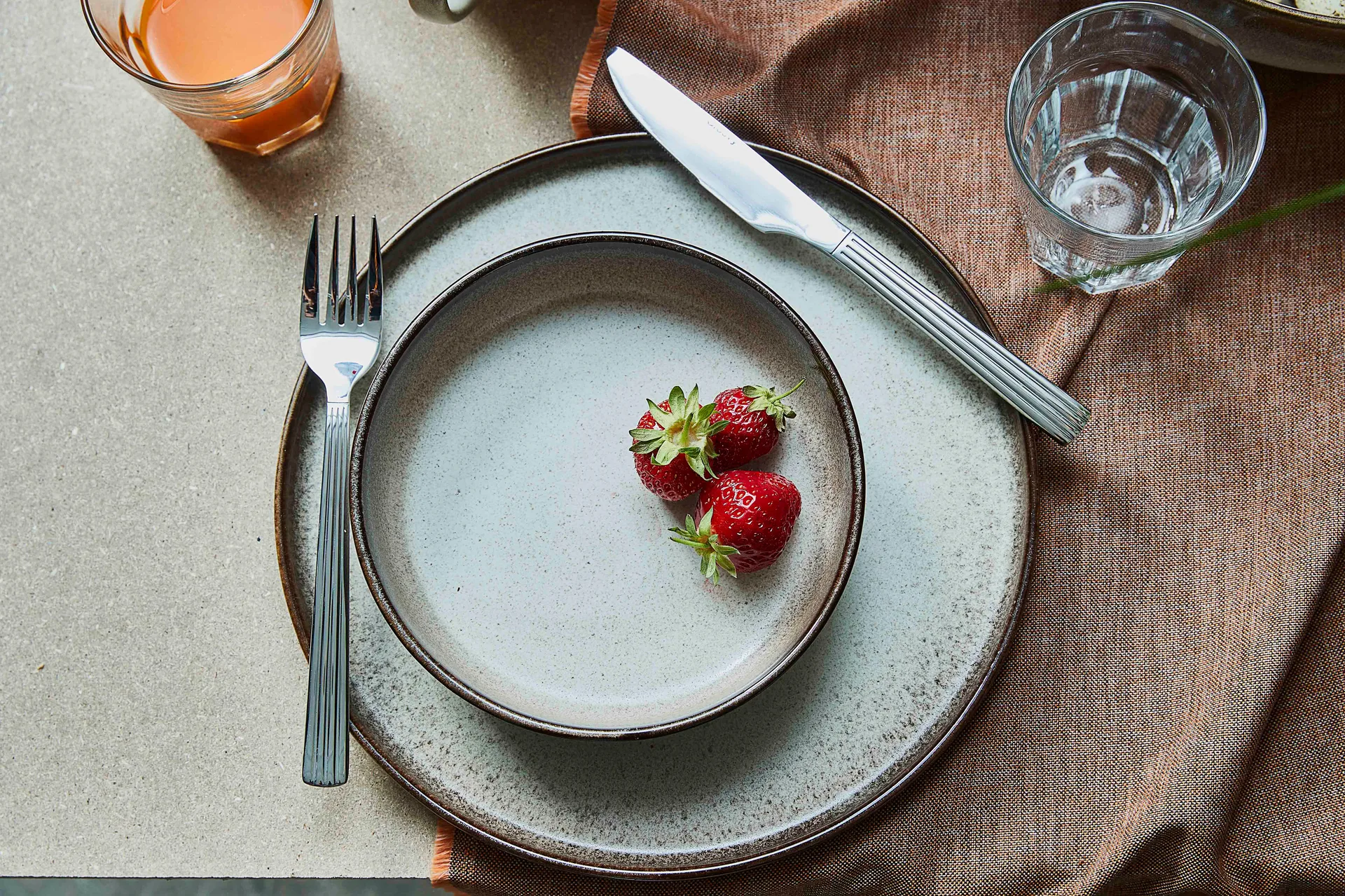 Søholm Sonja diep bord Ø18 cm, Brown Aida