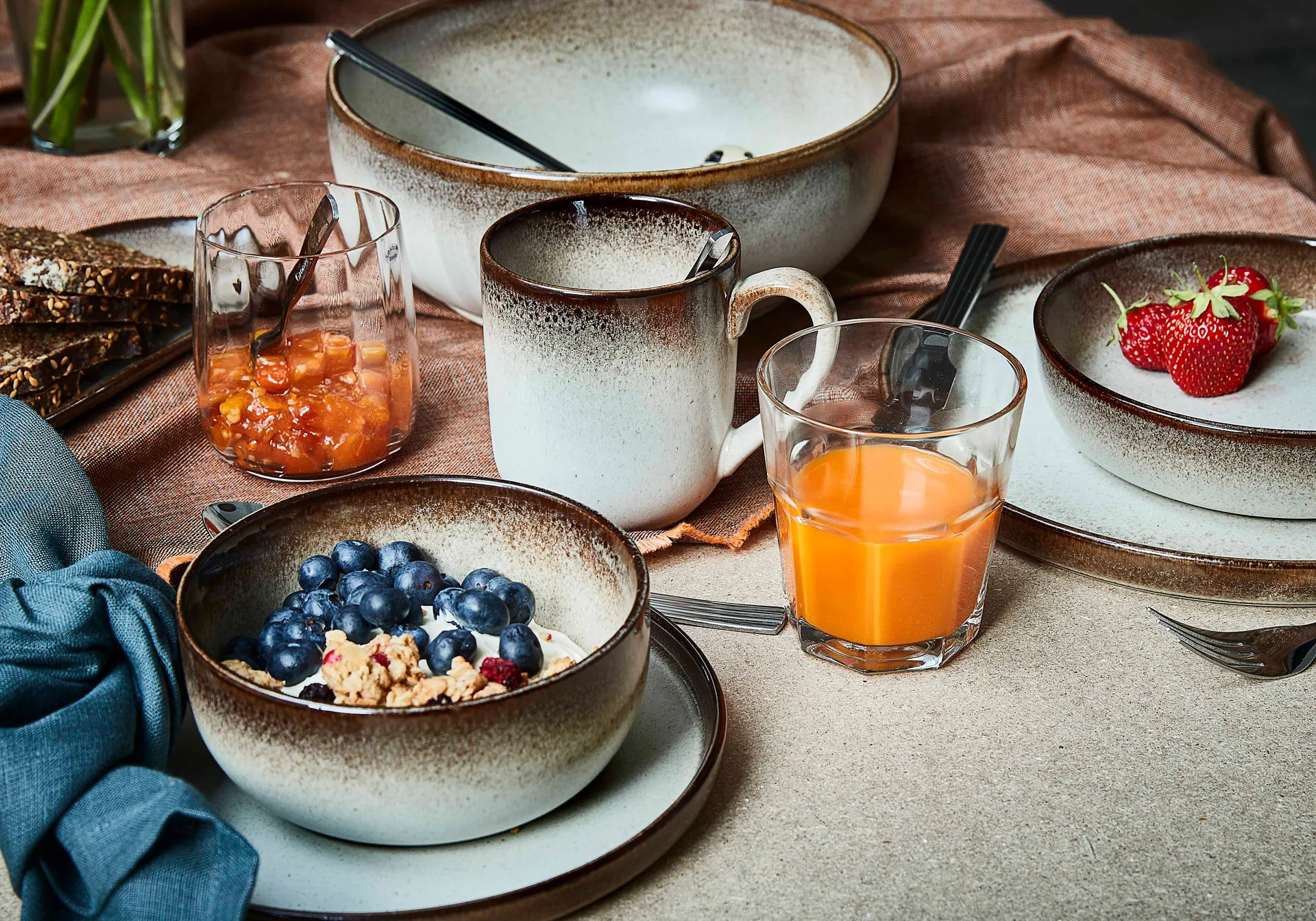 Søholm Sonja kom Ø14 cm, Brown Aida