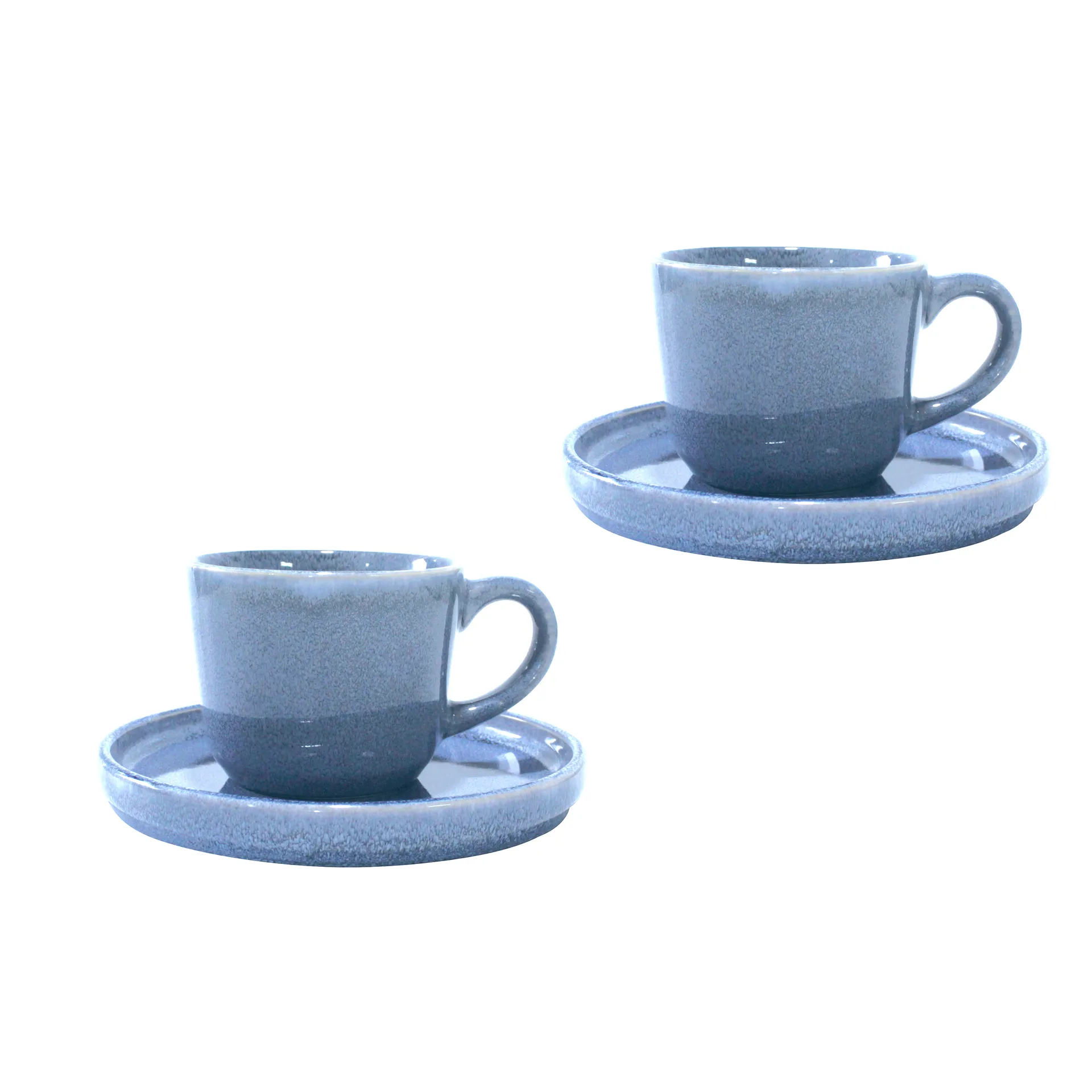 Søholm Sonja kop met schotel 2-pack, Blauw Aida