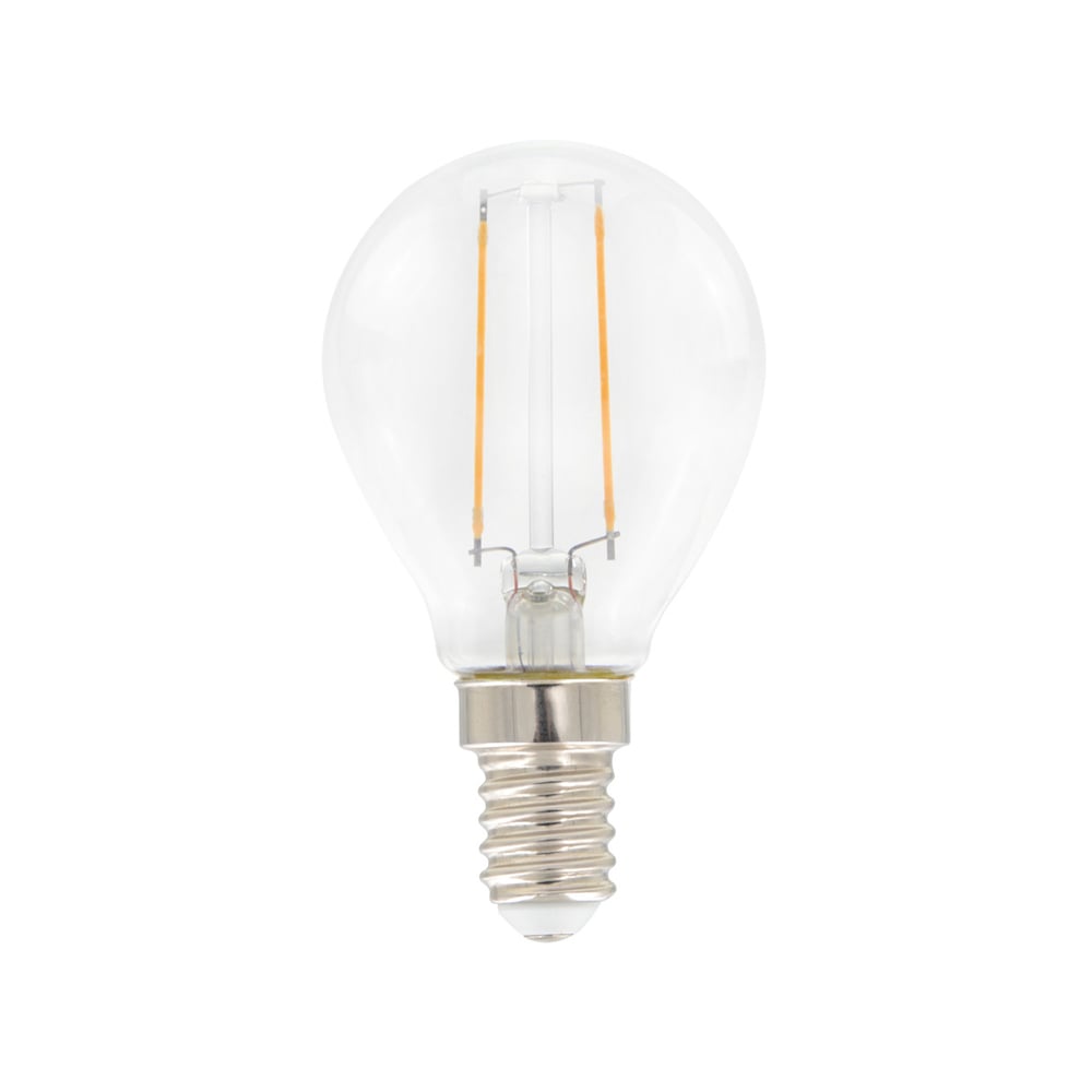 Airam Filament LED- bolvormige lamp lichtbron helder, niet dimbaar e14, 2w