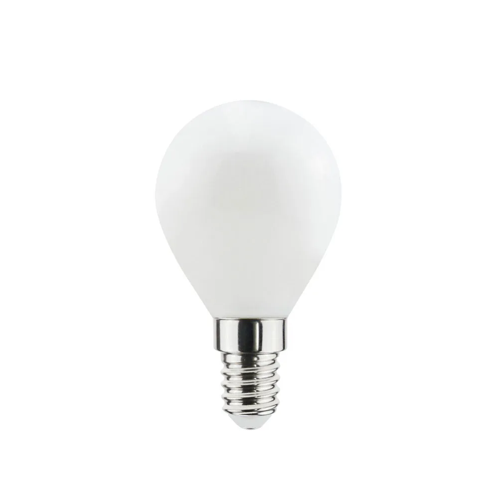 Airam Filament LED dim to warm-bol E14 lichtbron, opal, p45 Airam