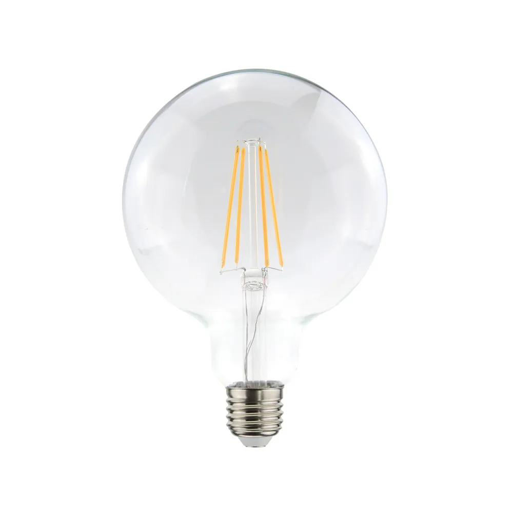 Airam Filament LED-glob 125mm lichtbron, helder, dimbaar e27, 4w Airam