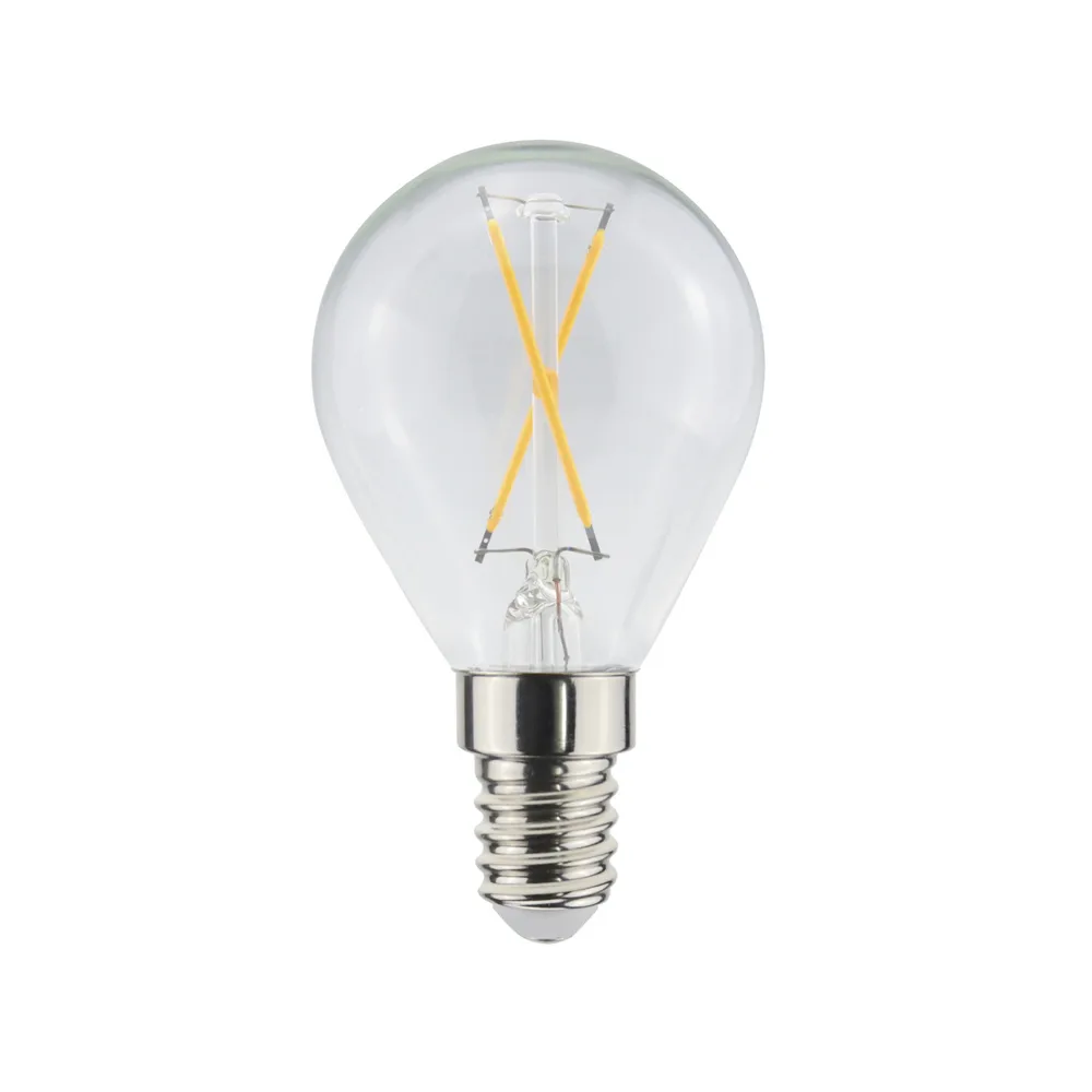 Airam Filament LED-gloeilamp lichtbron, helder, niet dimbaar, 2-filament e14, 1w Airam