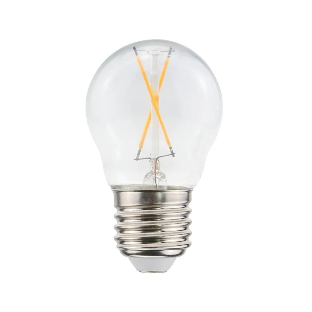Airam Filament LED-gloeilamp lichtbron, helder, niet dimbaar, 2-filament e27, 1w Airam