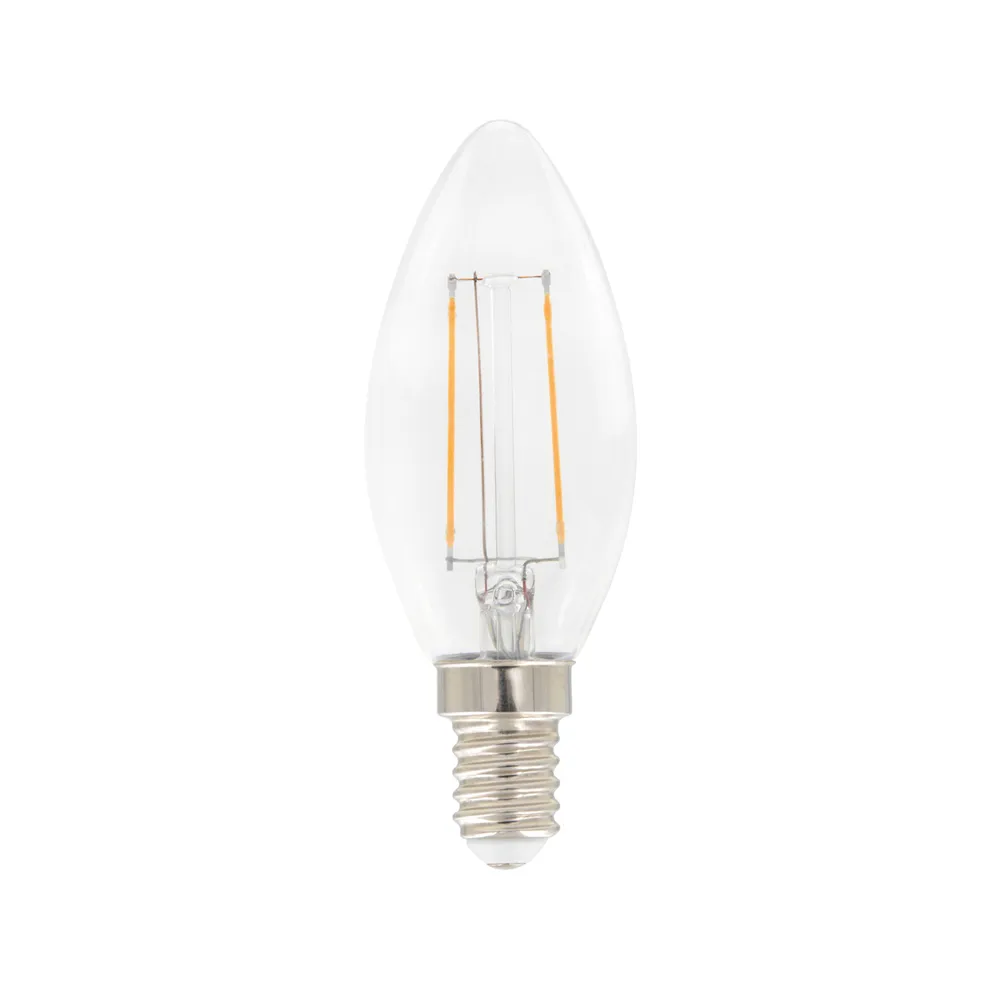 Airam Filament LED-kaarslamp C35 lichtbron, helder, dimbaar e14, 3w Airam