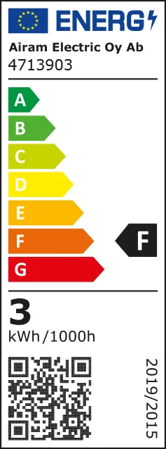 Airam LED lichtbron G9, helder, dimbaar, 2700K 300lm 3W Airam